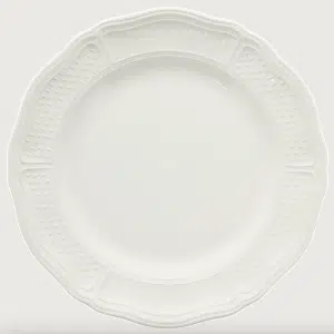 Set of 4 dinner plates - Pont aux Choux Blanc