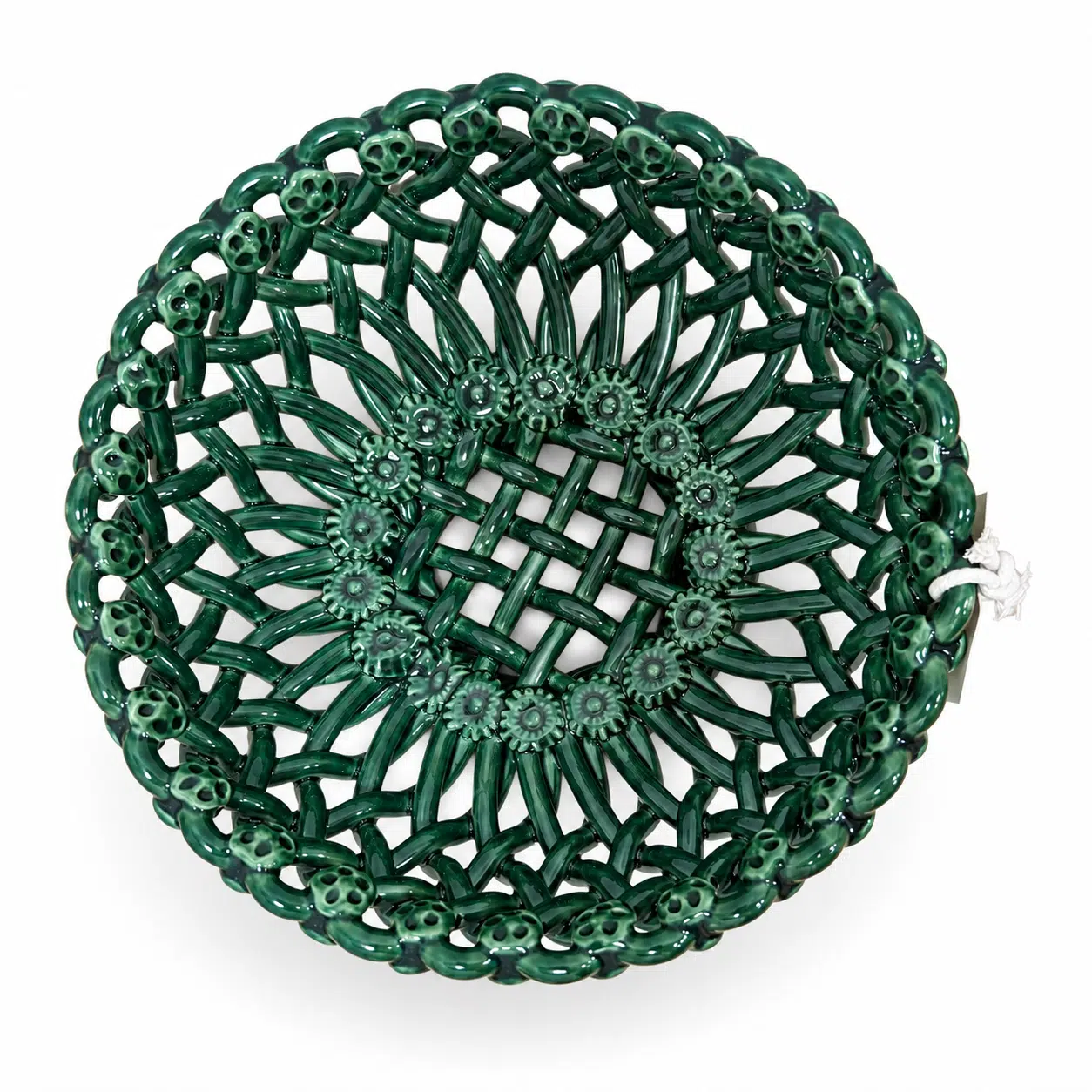 Iconic woven Basket olive green