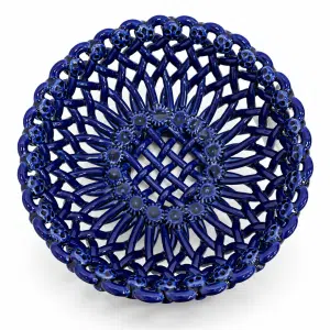 Iconic woven Basket Sevre Blue